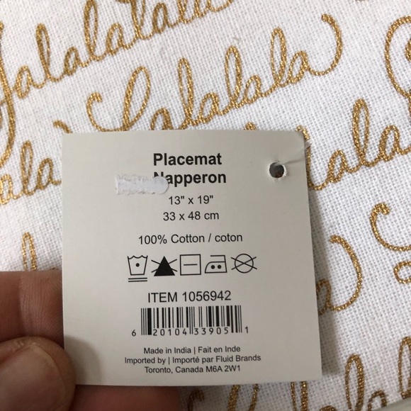 Bowring Falala Placemat and Napkin Set for Two - Picture 6 of 7